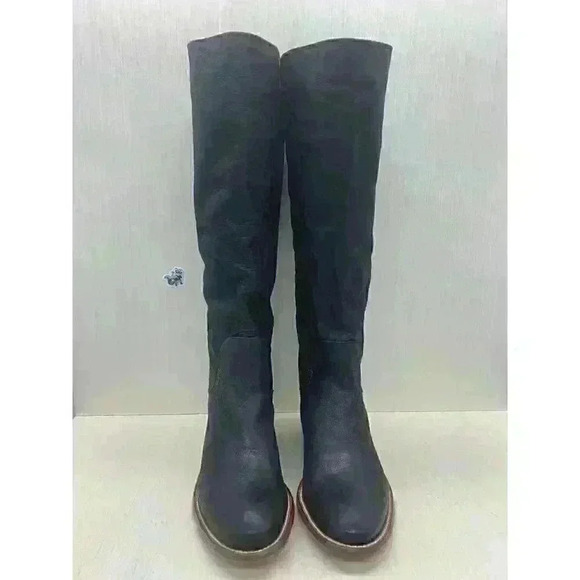 Dolce Vita Gage Women’s Black Leather Pull On Knee High Riding Boots Size US 7.5 - Picture 4 of 10